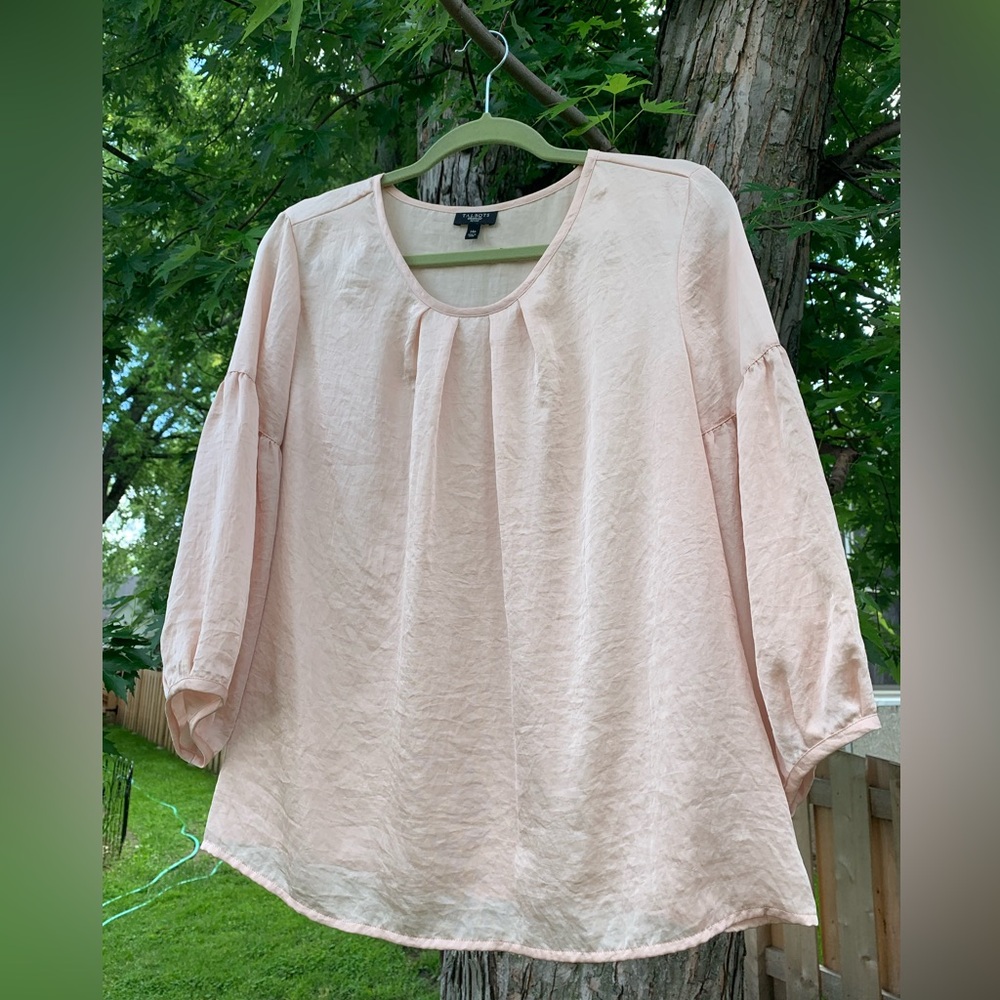 Talbot’s silky poet’s blouse